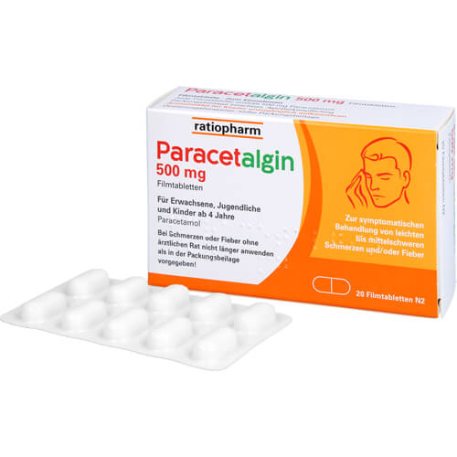 PARACETALGIN 500 mg Filmtabletten
