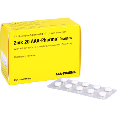 ZINK 20 AAA-Pharma Dragees