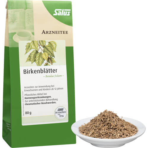 BIRKENBLÄTTER Tee Bio Betulae folium Salus