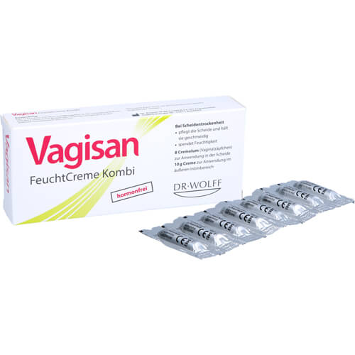 VAGISAN FeuchtCreme Kombi 8 Ovula+10 g Creme