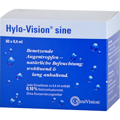 HYLO-VISION sine Einzeldosispipetten