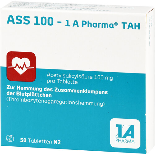 ASS 100-1A Pharma TAH Tabletten