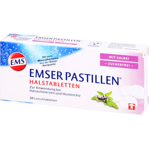 EMSER Pastillen mit Salbei zuckerfrei