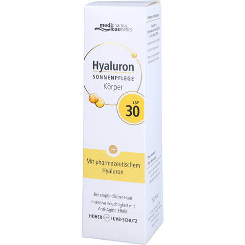HYALURON SONNENPFLEGE Körper Creme LSF 30