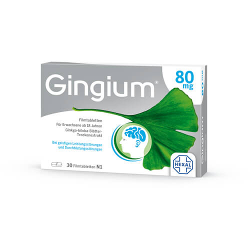 GINGIUM 80 mg Filmtabletten