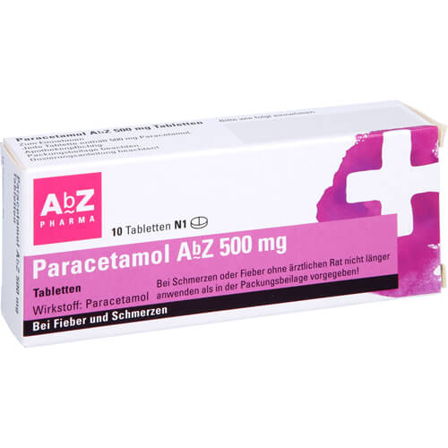 PARACETAMOL AbZ 500 mg Tabletten