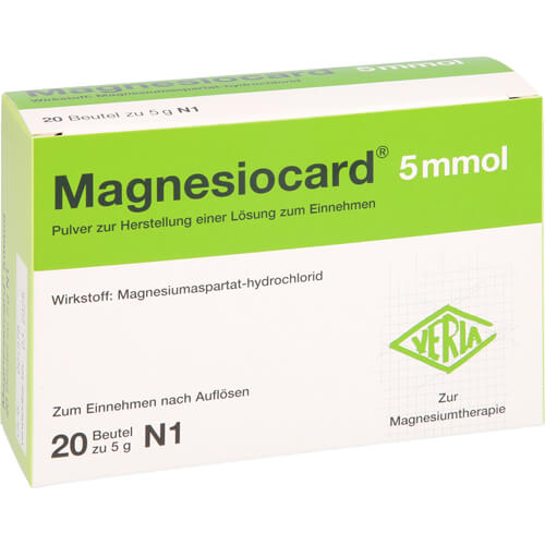 MAGNESIOCARD 5 mmol Plv.z.Her.e.Lsg.z.Einnehmen