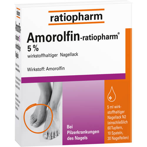 AMOROLFIN-ratiopharm 5% wirkstoffhalt.Nagellack