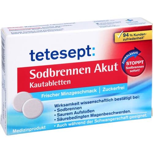 TETESEPT Sodbrennen Akut Kautabletten