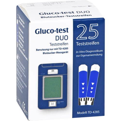 GLUCO TEST DUO Teststreifen