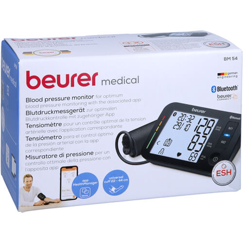 BEURER BM54 Oberarm Blutdruckmessgerät+Bluetooth