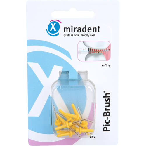 MIRADENT Interd.Pic-Brush Ersatzb.x-fein gelb