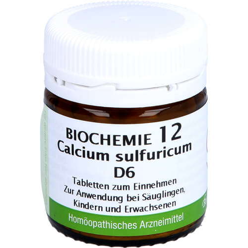 BIOCHEMIE 12 Calcium sulfuricum D 6 Tabletten