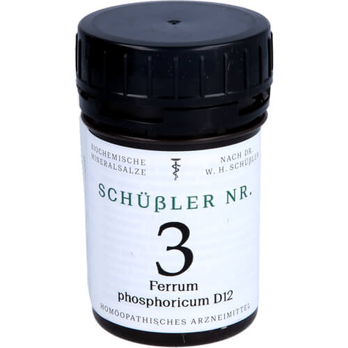 SCHÜSSLER NR.3 Ferrum phosphoricum D 12 Tabletten