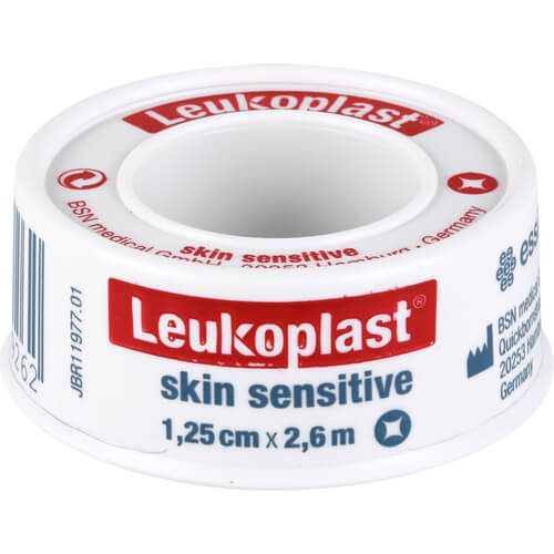 LEUKOPLAST Skin Sensitive 1,25 cmx2,6 m m.Schutzr.