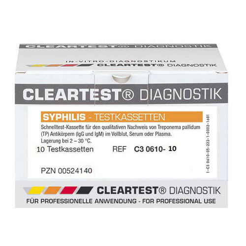 SYPHILIS Cleartest Testkassette Vollblut
