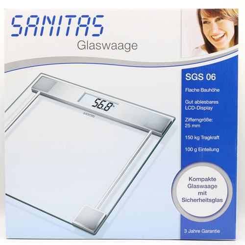SANITAS SGS 06 Glaswaage