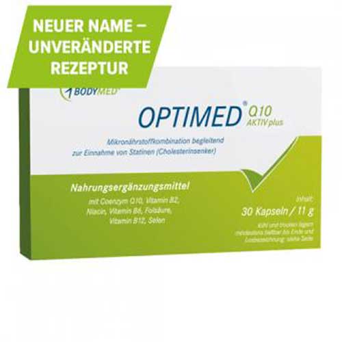 OPTIMED Q10 Aktiv plus Kapseln