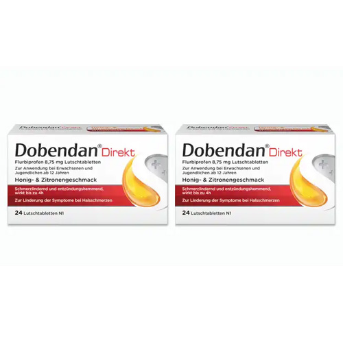 DOBENDAN Direkt Flurbiprofen 8,75 mg Lutschtabl. Set (2x 24St)