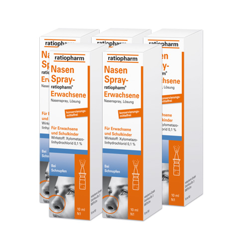 Nasenspray-ratiopharm® Erwachsene (5x 10ml)
