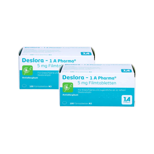 DESLORA-1A Pharma 5 mg Filmtabletten Doppelpackung (2x100St)