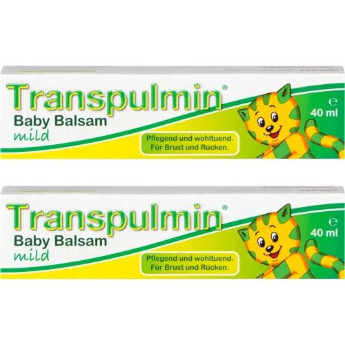 TRANSPULMIN Baby Balsam mild Set (2x40ml)