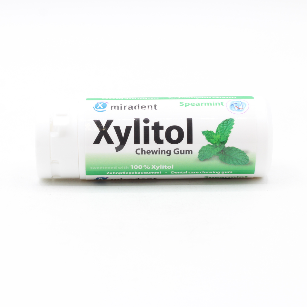 MIRADENT Xylitol Chewing Gum Spearmint