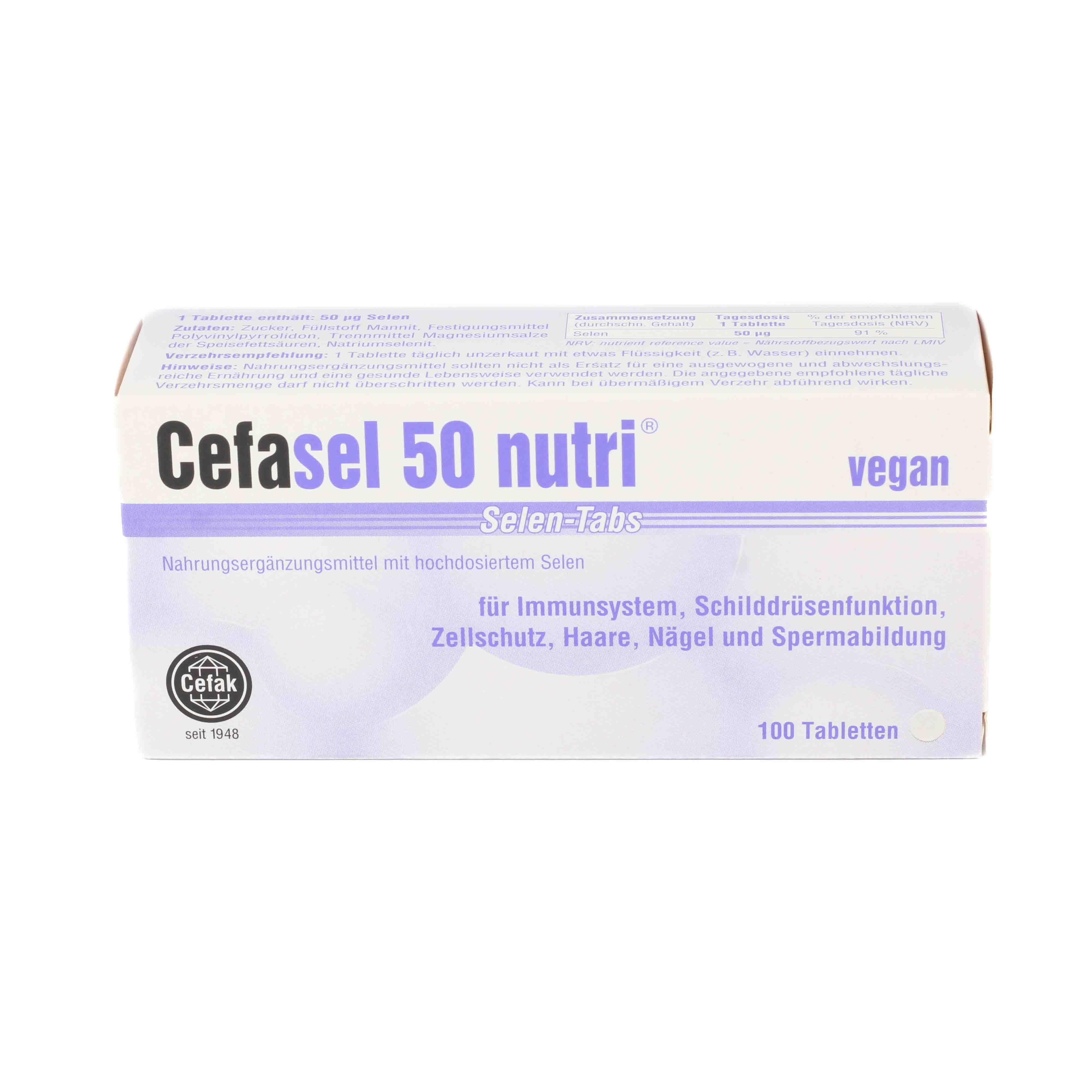 CEFASEL 50 nutri Selen-Tabs