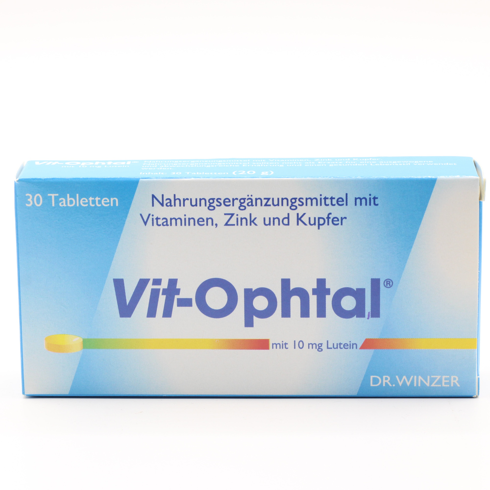 VIT OPHTAL mit 10 mg Lutein Tabletten