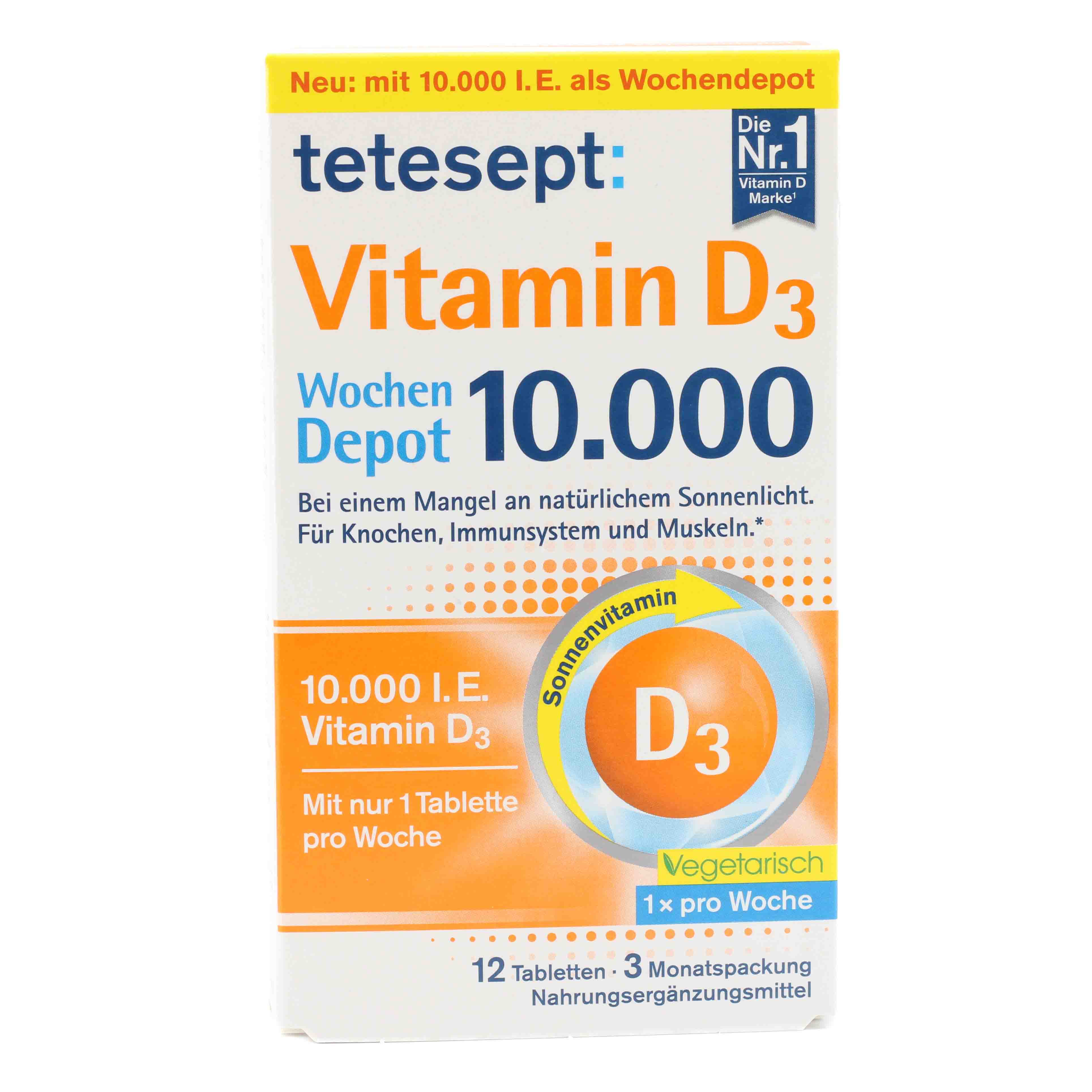 TETESEPT Vitamin D3 10.000 Filmtabletten