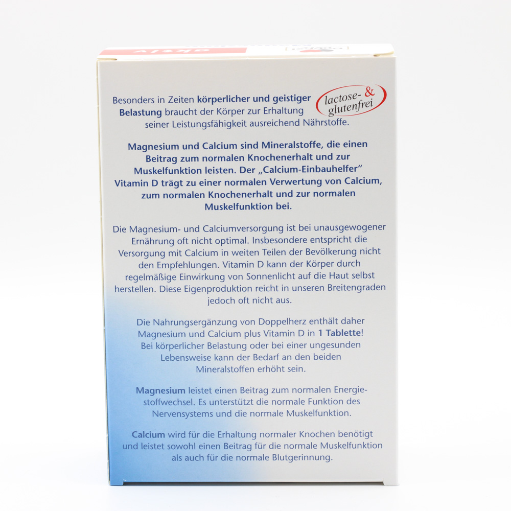 DOPPELHERZ Magnesium+Calcium+D3 Tabletten