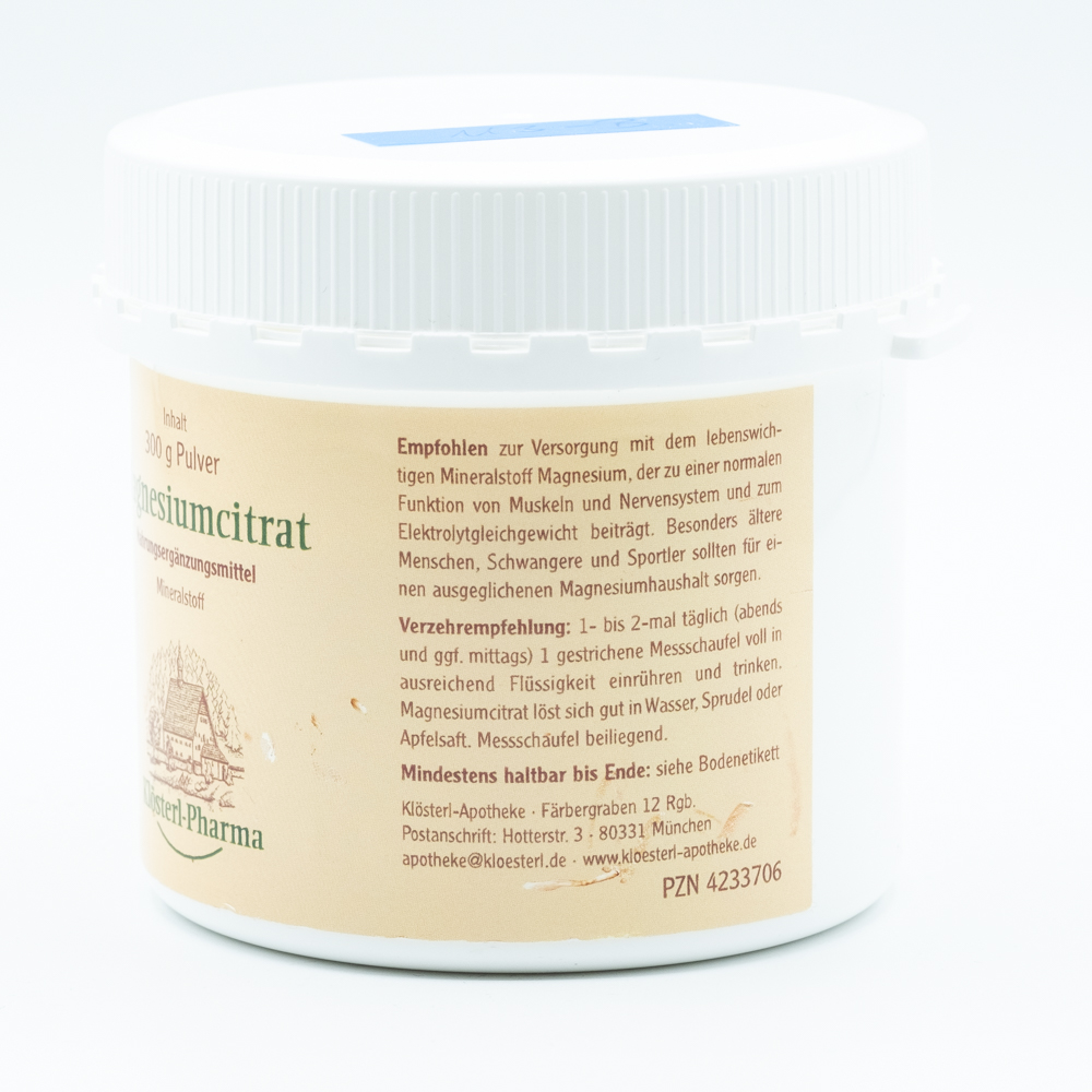 MAGNESIUMCITRAT Pulver