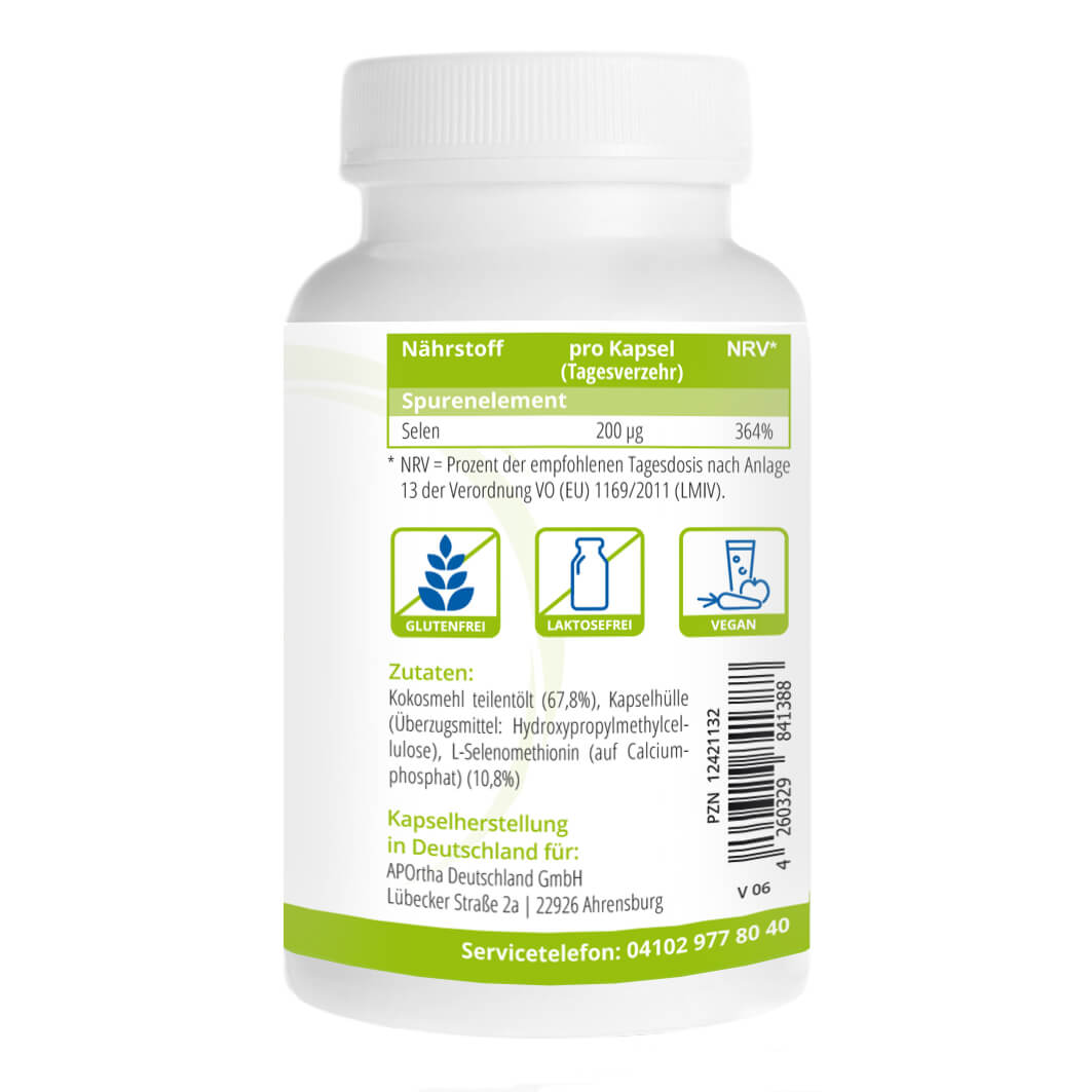SELEN 200 μg L-Selenomethionin Kapseln