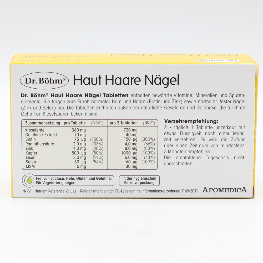 DR.BÖHM Haut Haare Nägel Tabletten