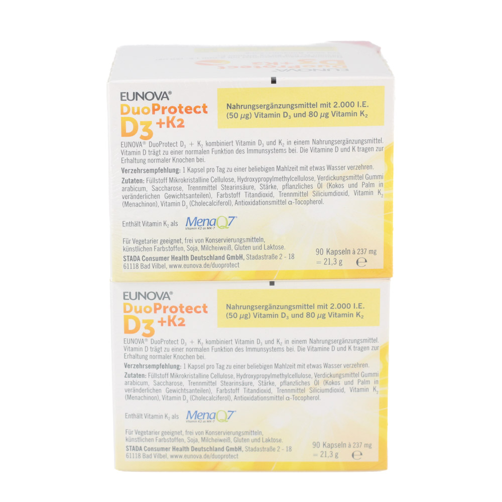 EUNOVA DuoProtect D3+K2 2000 I.E./80 μg Kaps.Kombi