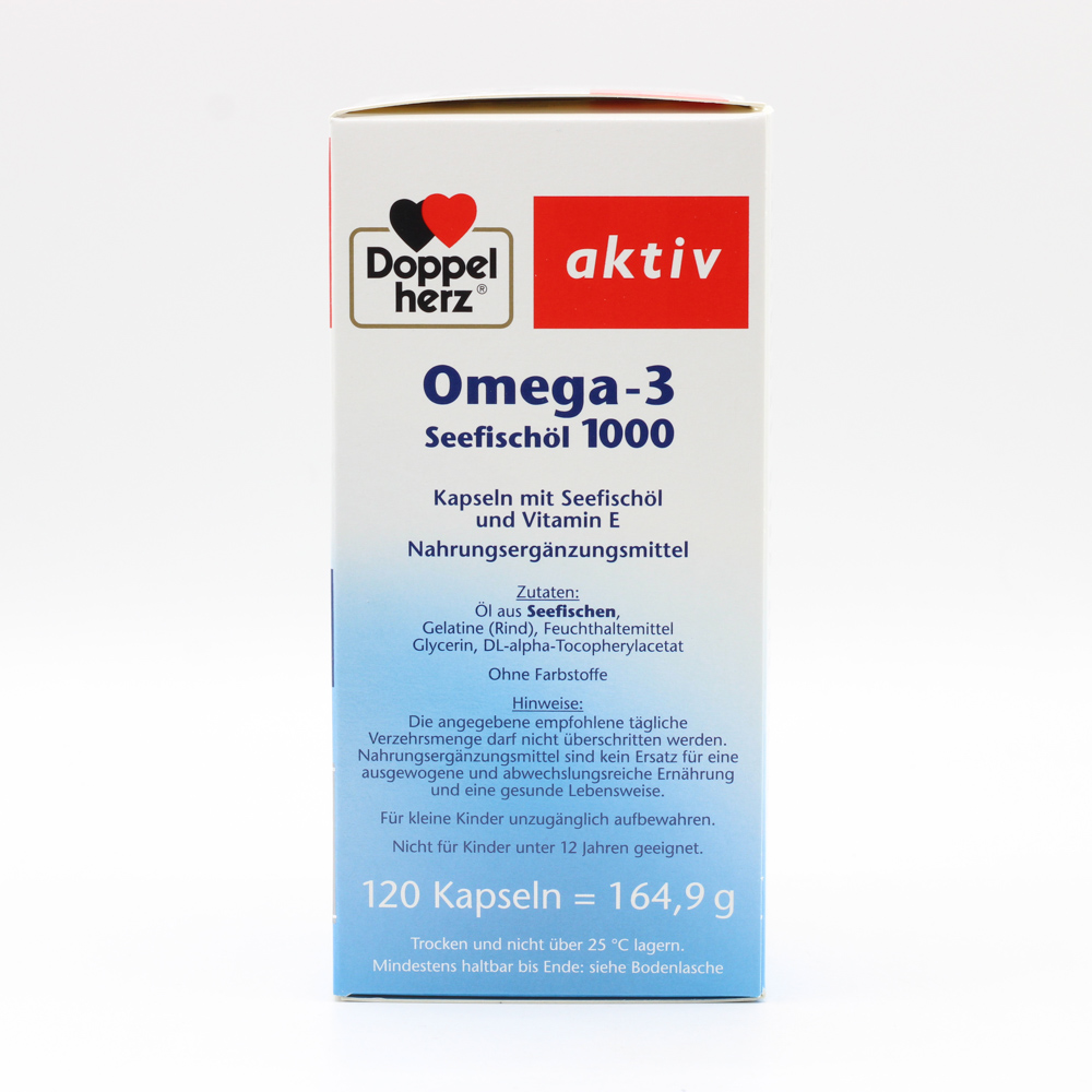 DOPPELHERZ Omega-3 Seefischöl 1000 Kapseln