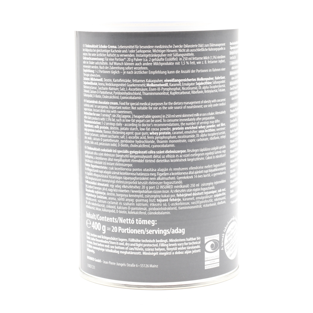 INSUMED Basic Trinkmahlzeit Schoko-Crema Pulver