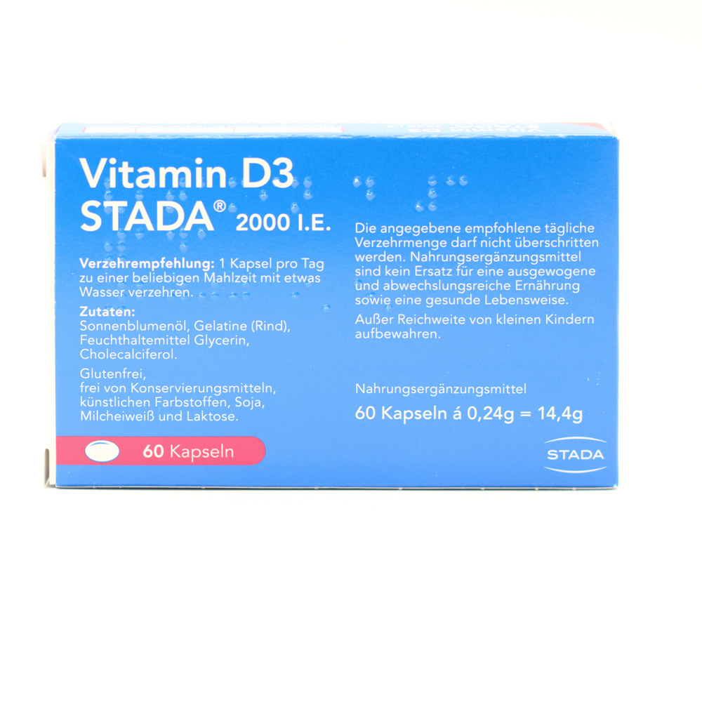 VITAMIN D3 STADA 2000 I.E. Kapseln