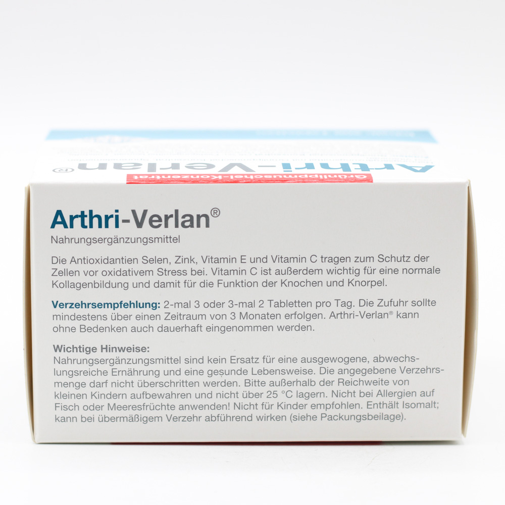 ARTHRI-VERLAN zur Nahrungsergänzung Tabletten