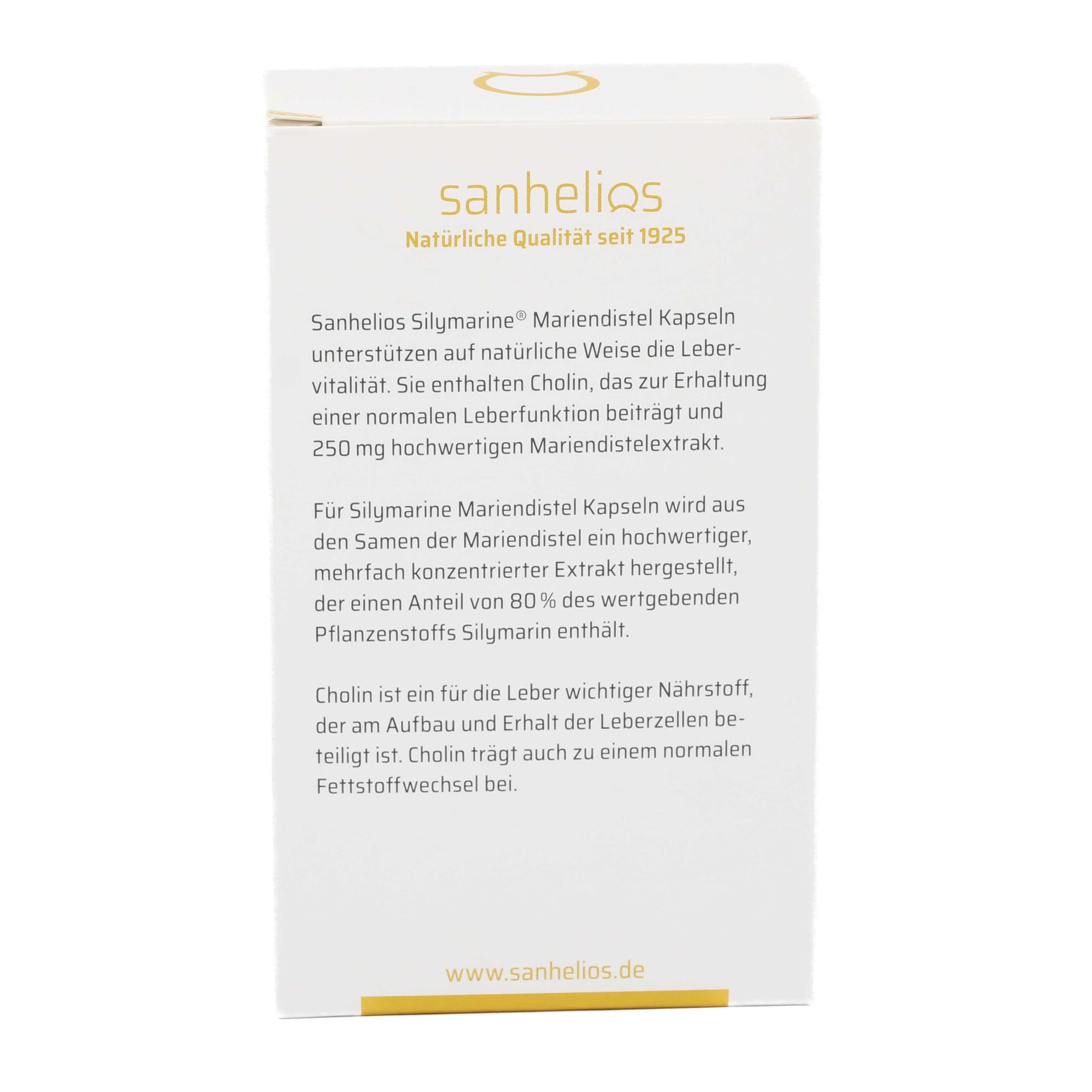 SILYMARINE Mariendistel Leber-Vital-Kapseln