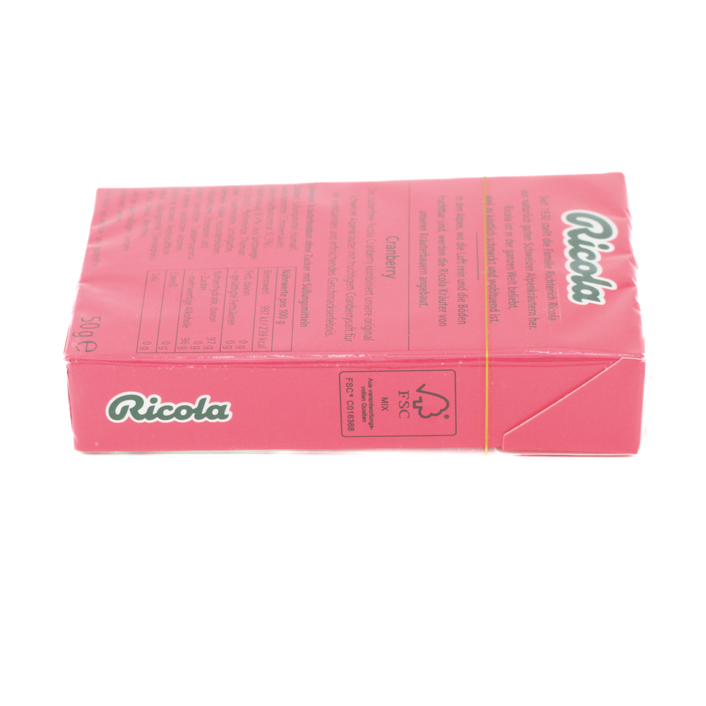RICOLA o.Z.Box Cranberry Bonbons