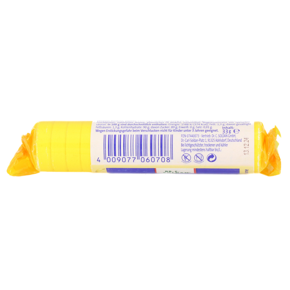 SOLDAN Tex Schmelz Traubenzucker Banane Rolle