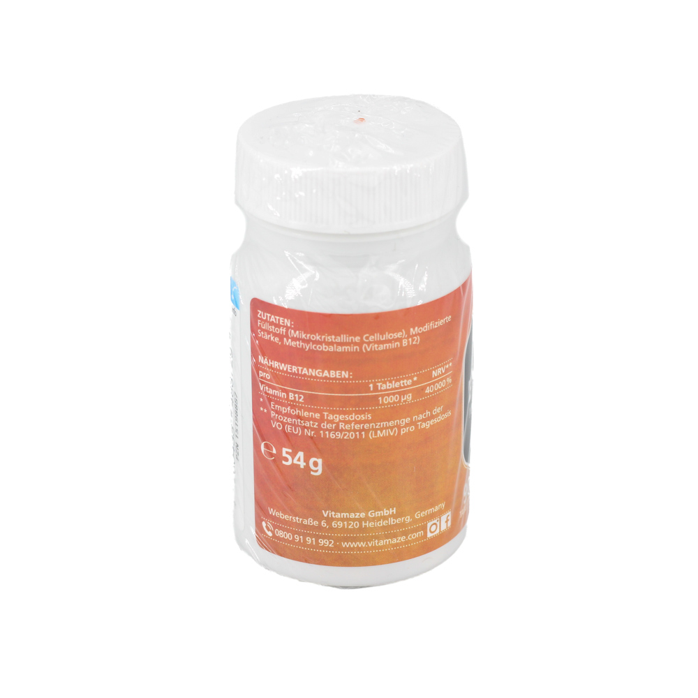 B12 AKTIV 1.000 μg vegan Tabletten