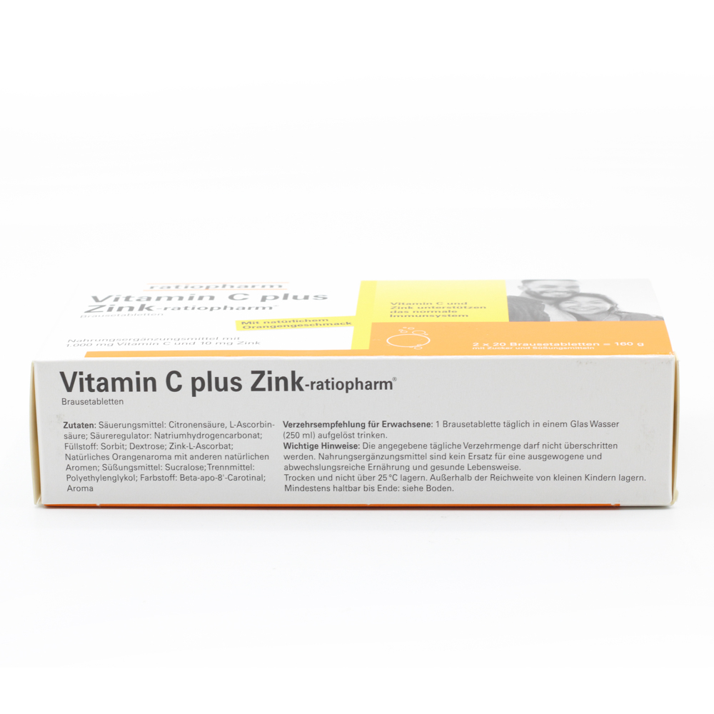 VITAMIN C PLUS Zink-ratiopharm Brausetabletten