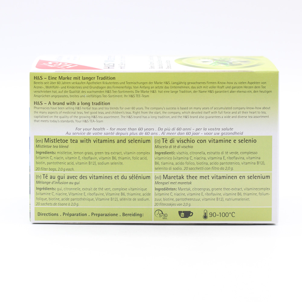 H&S Misteltee mit Selen und Vitaminen Filterbeutel