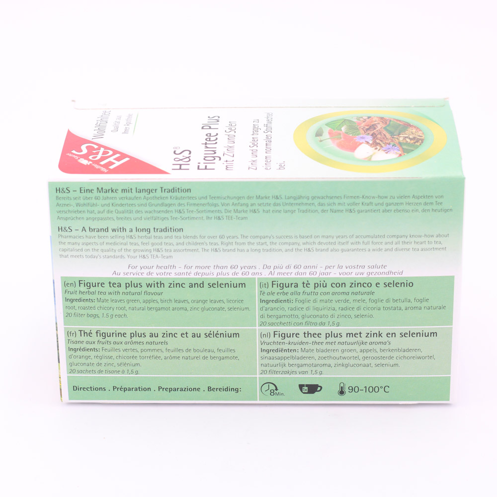 H&S Figurtee Plus mit Zink und Selen Filterbeutel