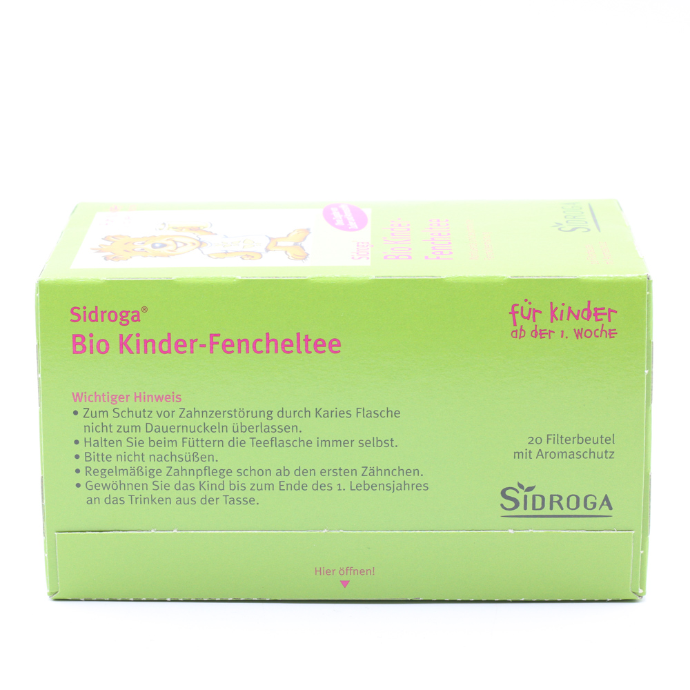 SIDROGA Bio Kinder-Fencheltee Filterbeutel