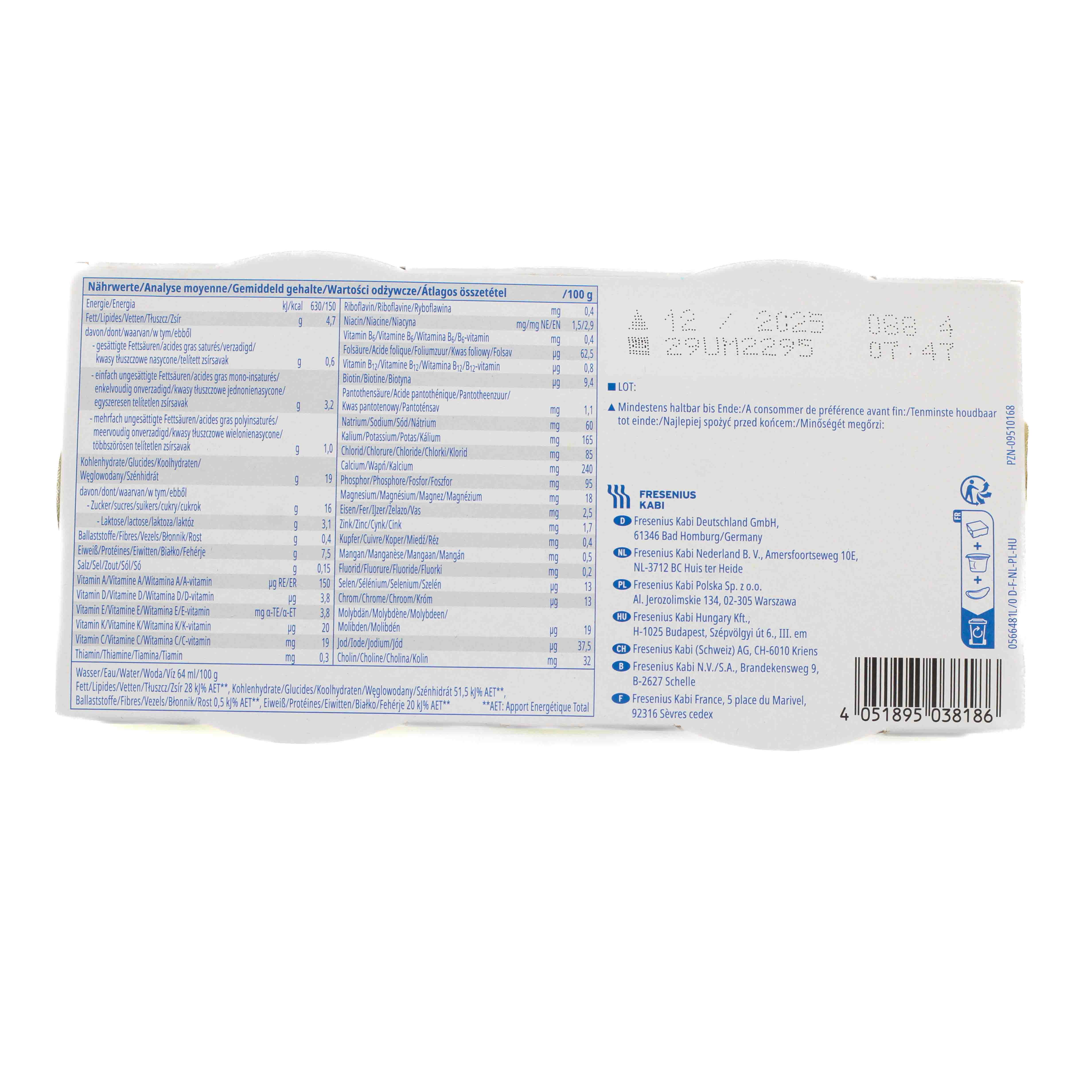 FRESUBIN YOcreme Lemon Set (2x4St)