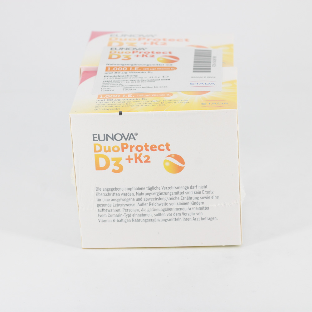 EUNOVA DuoProtect D3+K2 1000 I.E./80 μg Kaps.Kombi