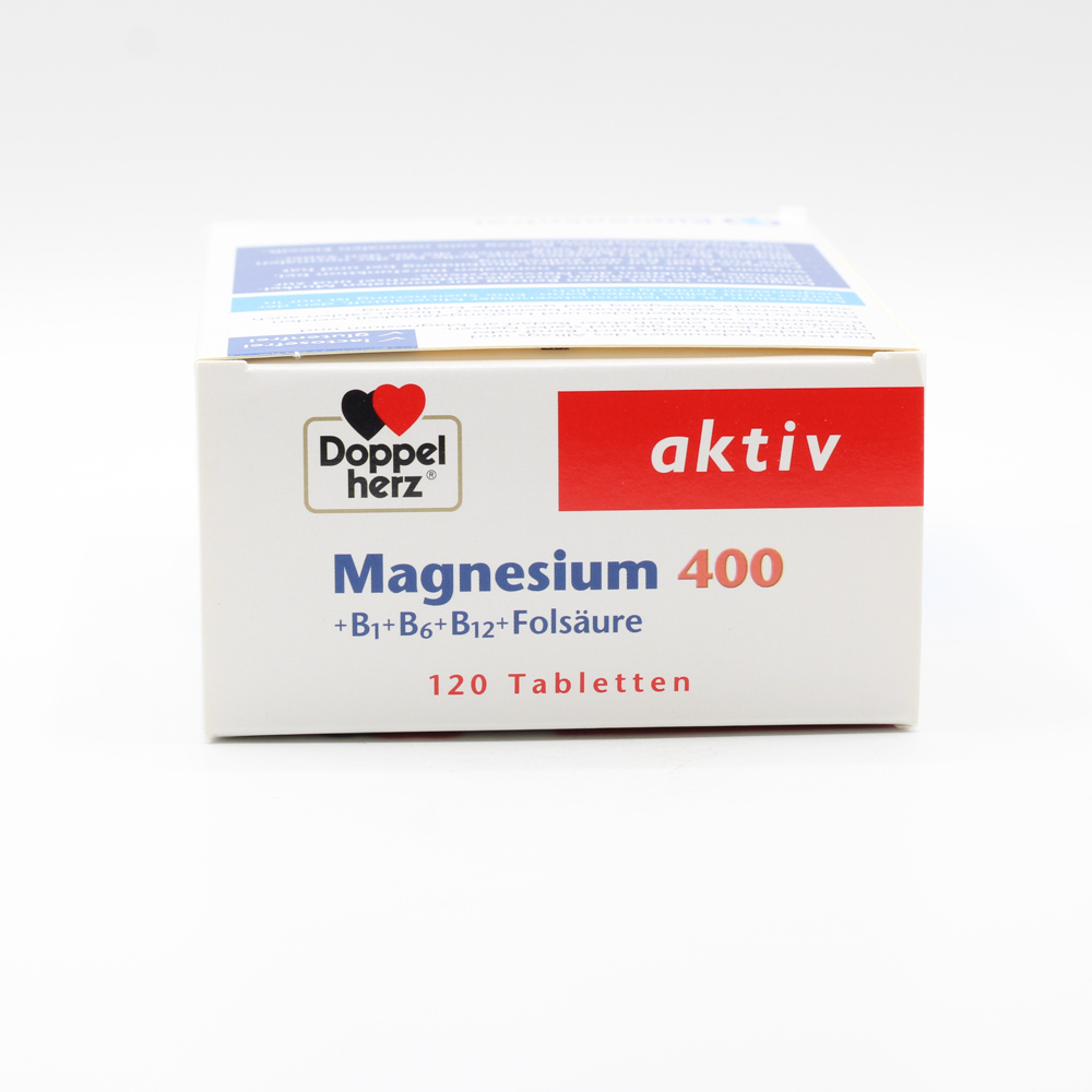 DOPPELHERZ Magnesium 400+B1+B6+B12+Folsäure Tabl.